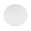 Ciieeo 1pc Round Canvas Board for Oil Paint Artist Canvas Panel for Acrylics and Tempera for Painting White view 1