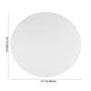 Ciieeo 1pc Round Canvas Board for Oil Paint Artist Canvas Panel for Acrylics and Tempera for Painting White view 4
