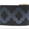 3.8 Yard Spool 3.93 inches Dark Grey Embroidered Drapery Trim Jacquard Ribbon for Your Drapes Curtains Drapery Banding Trim Tape V7 199 view 2