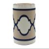 3.8 Yard Spool 3.93 inches Beige BlueEmbroidered Drapery Trim Jacquard Ribbon for your Drapes Curtains Drapery Banding Trim Tape V4 186 view 3