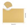 HARFINGTON 2pcs Sublimation Metal Blank Photo 4x6 Inch 0.45mm Thickness Waterproof Never Fade Aluminum Metal Business Cards Customize for Heat Transfer Printing Engraving, Neon Gold view 2