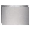 HARFINGTON 2pcs Sublimation Metal Blank Photo 4x6 Inch 0.45mm Thickness Waterproof Never Fade Aluminum Metal Business Cards Customize for Heat Transfer Printing Engraving, Wire Drawing Silver view 1