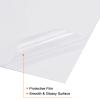 HARFINGTON 4pcs Sublimation Metal Blank Photo 6x8 Inch 0.4mm Thickness Waterproof Never Fade Aluminum Metal Business Cards Customize for Heat Transfer Printing Engraving, White view 4