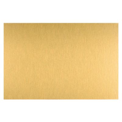 HARFINGTON Sublimation Metal Blank Photo 6x8 Inch 0.45mm Thickness Waterproof Never Fade Aluminum Metal Business Cards Customize for Heat Transfer Printing Engraving, Wire Drawing Golden