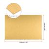 HARFINGTON Sublimation Metal Blank Photo 6x8 Inch 0.45mm Thickness Waterproof Never Fade Aluminum Metal Business Cards Customize for Heat Transfer Printing Engraving, Wire Drawing Golden view 2