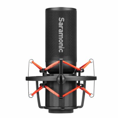 Saramonic SR-BV4 | Supercardioid Large-Diaphragm Condenser Microphone with Shock Mount & Pop Filter
