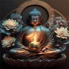 DIY 5D Diamond Painting Buddha Statue Full Diamond Embroidery Buddhism Cross Stitch Kits Rhinestone Picture Religion Decor,G77,30x40cm view 1