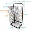 Art Drying Rack - Mobile Paint Drying Rack, Painting Drying Rack With Wheels, Art Organizer For Kids, Stackable Metal Stainless Steel Art Rack, With Removable Shelves ( Size : 25-layer/44x42x90cm ) view 2