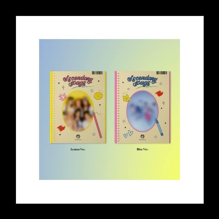 DreamNote Secondary Page 5th Single Album CD+POB+Photobook+Photocard+Postcard+Slide film+Tracking Sealed (Lemon Version)