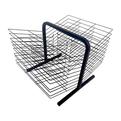 Metal Art Drying Rack - Artwork Storage Display Rack, Back-to-Back Double-Sided Mobile Art Drying Rack, Mobile Solid Metal Artwork Storage Display Rack, Drying Rack With Wheels Painting Crafts ( Size