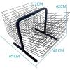 Metal Art Drying Rack - Artwork Storage Display Rack, Back-to-Back Double-Sided Mobile Art Drying Rack, Mobile Solid Metal Artwork Storage Display Rack, Drying Rack With Wheels Painting Crafts ( Size view 2