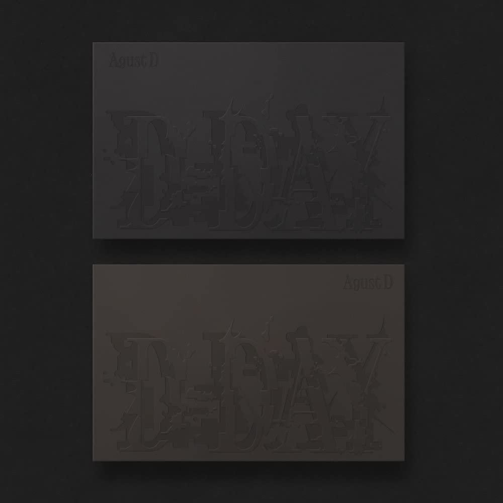 BTS SUGA Agust D D-DAY 1st Album Contents+Photobook+Poster on pack+Photocard+Tracking Sealed (VERSION.02)
