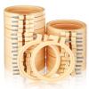 Sintuff 100 Small Embroidery Hoop Bulk 3 Inch Plastic Round Circle Cross Stitch Embroidery Hoop for Art Craft Handy Sewing Home Ornaments Decoration view 1