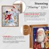 Canvas Floater Frames Kit 1.25" Deep Floating Frame Wall Art Decor Finished Canvas Panels & Stretched Canvas Boards(16"x20",Light Borwn) view 2