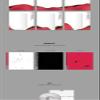 LE SSERFAIM UNFORGIVEN 1st Studio Album Contents+Poster on pack+Photocard+Tracking Sealed (PhotoBook SET(Vol.1+Vol.2+Vol.3)) view 3