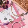 24Pcs Swivel Clasps 1.25" D Ring Lobster Clasp Claw for Strap Push Gate Lanyard Metal Swivel Snap Hooks Lobster Clasp Clips for DIY Keychain Jewelry Crafts Purse Bag Making(3.2cm Inside Diameter) view 3