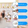 24Pcs Swivel Clasps 1.25" D Ring Lobster Clasp Claw for Strap Push Gate Lanyard Metal Swivel Snap Hooks Lobster Clasp Clips for DIY Keychain Jewelry Crafts Purse Bag Making(3.2cm Inside Diameter) view 4