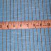 100% Linen Blue and Black Stripe Fabric 58" Wide [12806] Linen view 2