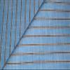 100% Linen Blue and Black Stripe Fabric 58" Wide [12806] Linen view 3