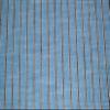 100% Linen Blue and Black Stripe Fabric 58" Wide [12806] Linen view 4
