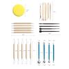 32Pcs Ceramic Clay Tools Kit Ceramic Clay Carving Tool Set Pottery Sculpting Tool for Clay, Fondant, Ceramic, Dough,Cake Decorating,Hand Soap,Pumpkin view 2