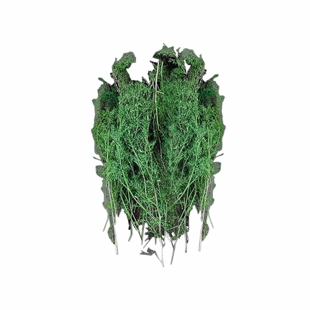 Vaveren Miniature Trees Fake Trees 1/35 1/48 1/72 1/87 Decoration Train Scenery Sand Layout Model, Green