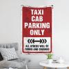 gaeruite Stuff For Your Room Taxi Cab Parking Only Tapestry Bar Accessories For Man Cave Tapestries (Size : 100X150CM) view 3