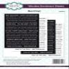 Creative Expressions Wordies Sentiment Sheets-Best Dad, A5, Black and White view 1