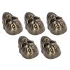 50 Sets Skull Rivets, Punk Skull Head Stud DIY Rivet, Metal Skull Rapid Rivet, Gothic Style Beautiful Fashionable DIY Rivet Accessories for Making Shoes Belts Leather Craft DIY(Bronze) view 2
