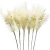 Factory Direct Craft Pack of 6 Soft Yellow Pearl and Feather Picks for Bridal Bouquets, Wedding Centerpieces and Flower Arrangements view 4