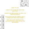 Quilting Stencils for Machine and Hand Quilting - 2 Quilting Stencils for Block, Border Patterns - Bleeding Heart, Bleeding Heart Medallion Plastic Quilt Stencil Set with Guide view 2