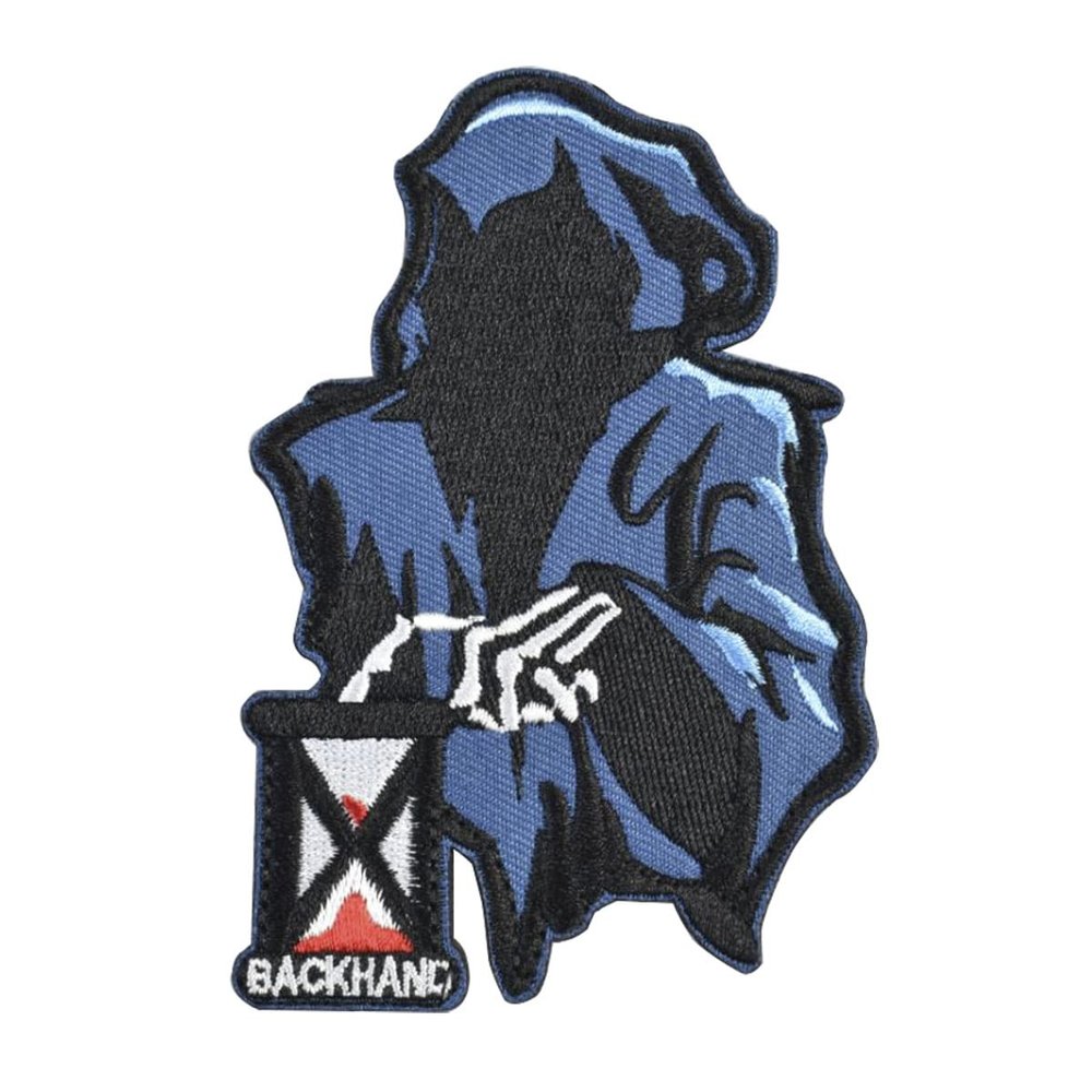 JFFCESTORE Funny Morale Tactical Patch PVC Rubber/Embroidered Morale Patch Hook Backed Emblem (Embroidery Ghost)