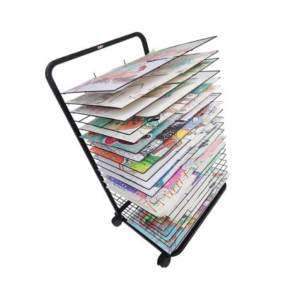 Art Drying Rack For Classroom - Sided Wire Drying Shelf, 20 Floors Mobile Art Drying Rack, Children's Drying Rack For Painting, Schools Art And Clubs Art Display Rack ( Color : 20 Floors , Size : 57x4