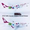 DKHOUN 18.5Inch 1:84 Model Jet Airplane Model for Jiuyuan B737-800 with Wheels Display Model Plane Resin for Collection Or Gift Ornament view 4