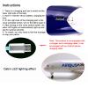 DKHOUN 18.1Inch 1:162 Model Jet Airplane Model A380 with Lights and Wheels Display Model Plane Resin ABS for Collection Or Gift Ornament view 4