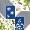 AIQINHU Sun Print Paper Cyanotype Paper Kit, 32 Sheets Sun Art Paper with 1 Plastic Tool for Sun Printing, Light Sensitive Solar Photography Paper for Kids DIY Crafts (A5) view 1
