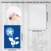 AIQINHU Sun Print Paper Cyanotype Paper Kit, 32 Sheets Sun Art Paper with 1 Plastic Tool for Sun Printing, Light Sensitive Solar Photography Paper for Kids DIY Crafts (A5) view 2