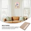 MAGICLULU 12 Sheets Brown Rice Paper Calligraphy Art Paper for Chinese Painting Writing Craft view 4