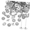 MAGICLULU 300 Pcs Candle Wick Base Wick Sustainer Tabs for DIY Candle Making Supplies view 1