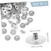 MAGICLULU 300 Pcs Candle Wick Base Wick Sustainer Tabs for DIY Candle Making Supplies view 2
