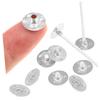 MAGICLULU 300 Pcs Candle Wick Base Wick Sustainer Tabs for DIY Candle Making Supplies view 3
