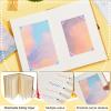 6 Pieces DIY Scrapbook Album 6 x 8 Inch Hardcover Photo Albums Stretchable Folding Kraft Paper Photos Collection Folding Adventure Book for Wedding Anniversary Graduation Gift(White) view 3