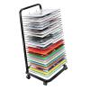 THEGA Art Drying Rack for Classroom - Mobile Metal Art Storage Rack, Paint Drying Rack Art Metal Artwork Storage Display Rack for Schools and Art Clubs Drying Rack (Size : 25-layer/44x42x90cm) view 1