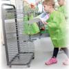 THEGA Art Drying Rack for Classroom - Mobile Metal Art Storage Rack, Paint Drying Rack Art Metal Artwork Storage Display Rack for Schools and Art Clubs Drying Rack (Size : 25-layer/44x42x90cm) view 3