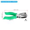 PATIKIL 0.2" Square Single Hole Punch, Handheld Hole Puncher with Grip Metal Paper Puncher for DIY Craft Scrapbook Ticket Card, Green view 2