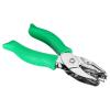 PATIKIL 0.2" Square Single Hole Punch, Handheld Hole Puncher with Grip Metal Paper Puncher for DIY Craft Scrapbook Ticket Card, Green view 3