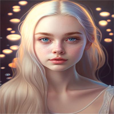 Caievy Beautiful Blue-Eyed Girl Diamond Painting Kits - One Look at a Million Years Cross Stitch Kits for Adults for Leisure Time or Wall Decor Or Gifts - 12X16Inch