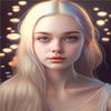 Caievy Beautiful Blue-Eyed Girl Diamond Painting Kits - One Look at a Million Years Cross Stitch Kits for Adults for Leisure Time or Wall Decor Or Gifts - 12X16Inch view 1