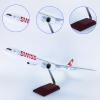 DKHOUN 18.5Inch 1:150 Model Jet Airplane Model Switzerland B777-300Er ABS Display Model Plane Resin for Collection Or Gift Ornament view 3