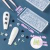 6 Sets 3D Letters Silicone Molds, Transparent Mini Alphabet Resin Molds, A-Z 26 Alphabets for Nail Art Charms, Pendants, Jewelry Making Craft view 2